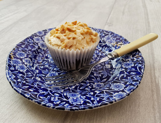 Vegan Chocolate and Peanut Butter Cupcakes