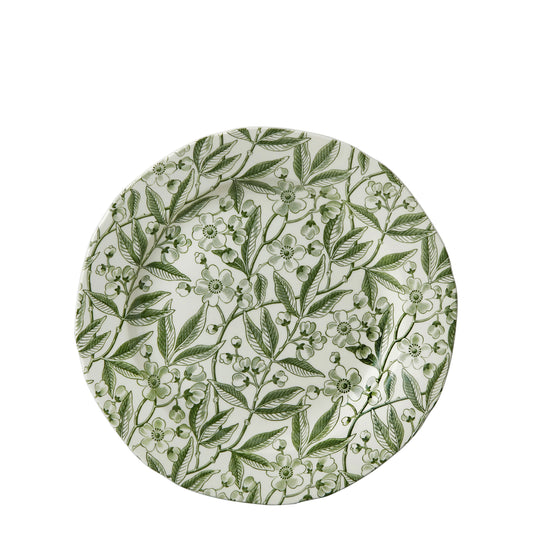 Green Prunus Plate 21.5cm/8.5" Seconds