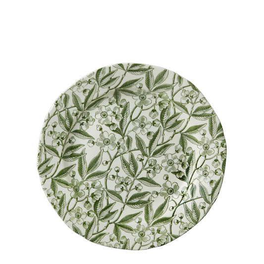 Green Prunus Plate 21.5cm/8.5" Seconds