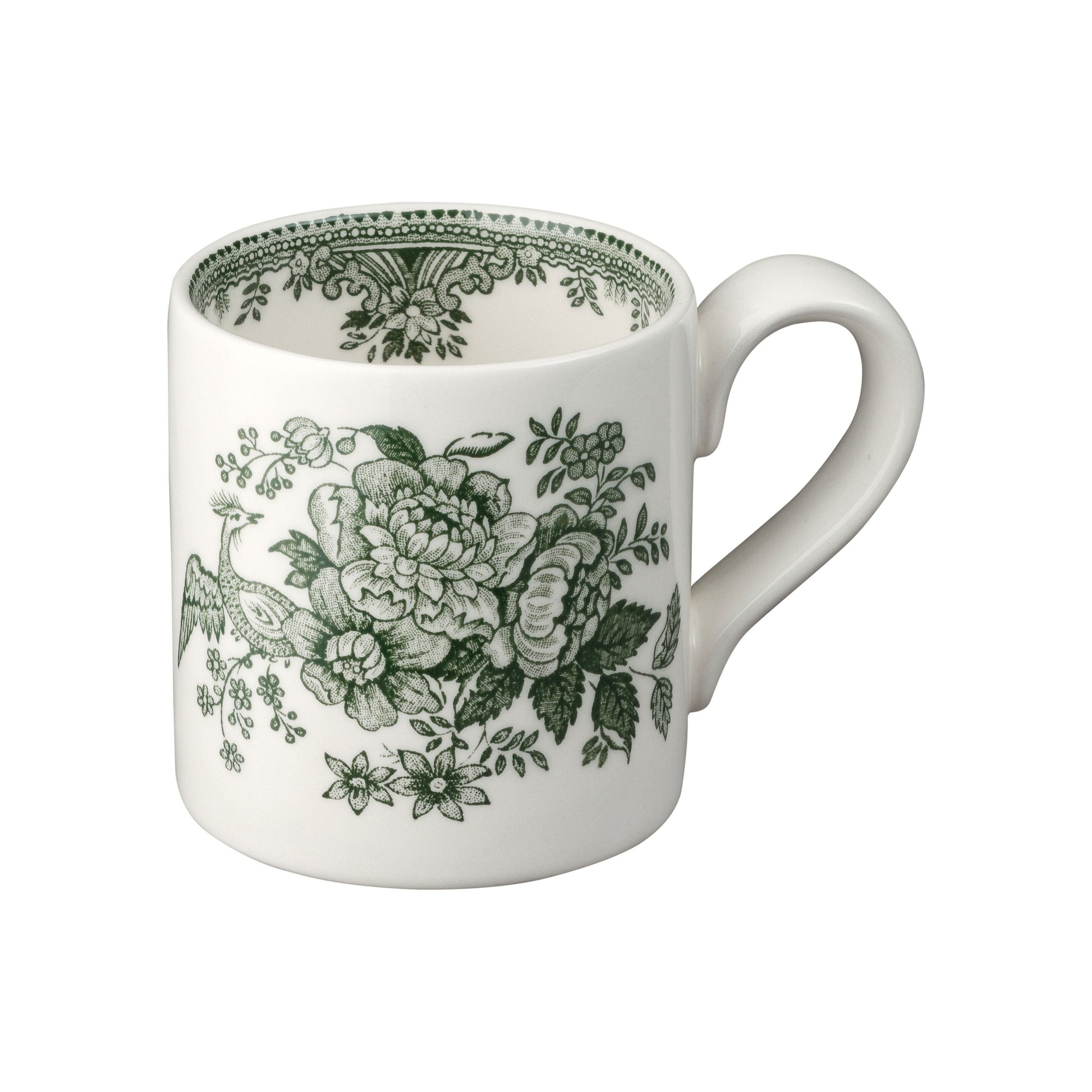 Green Asiatic Pheasants Mug Half Pint