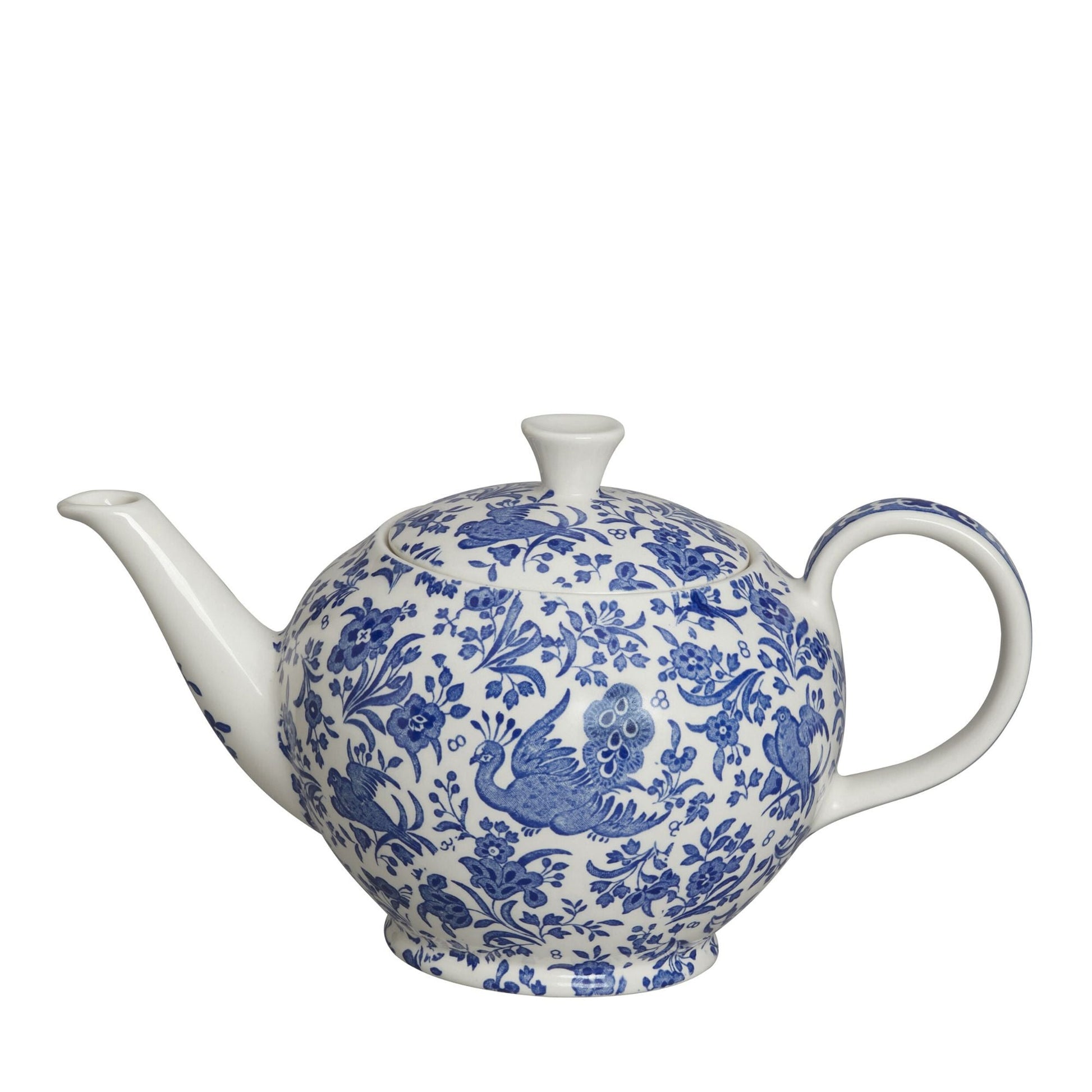 Blue Regal Peacock Large Teapot, 800ml Seconds