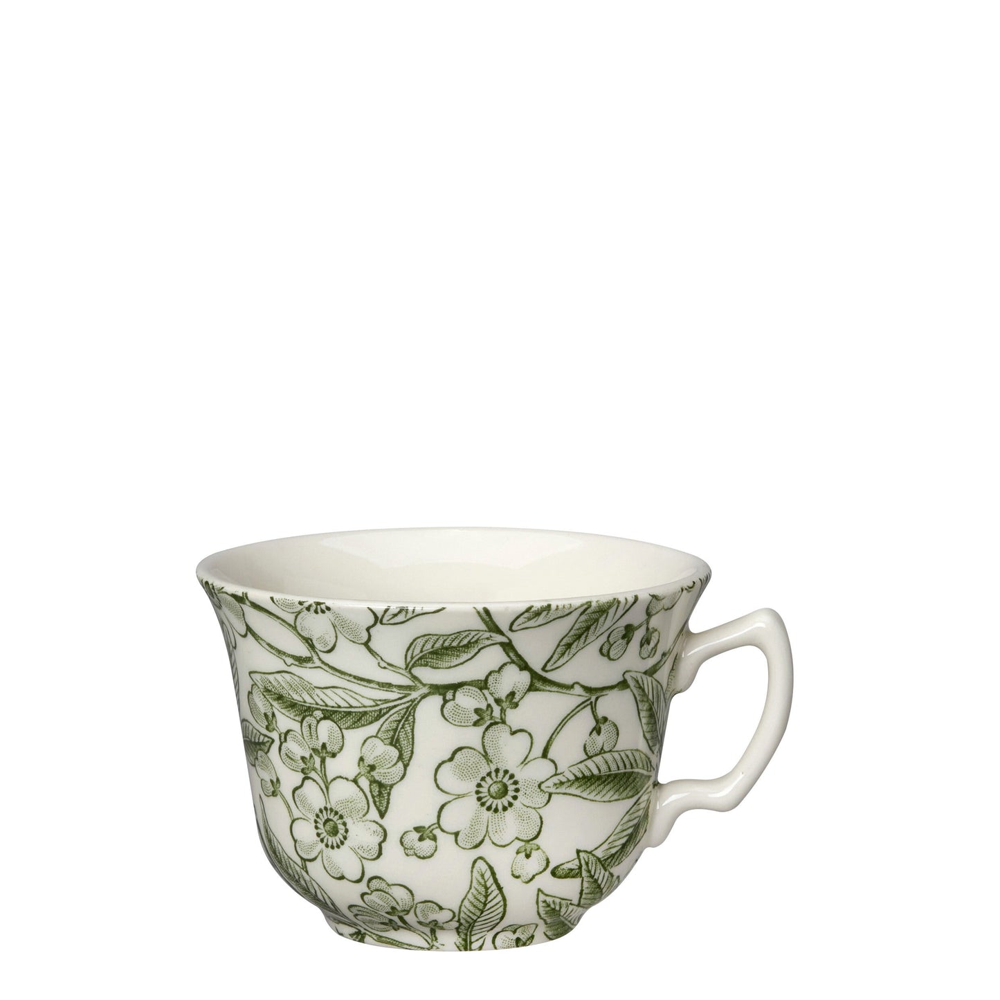 Green Prunus Teacup 187ml/0.33pt