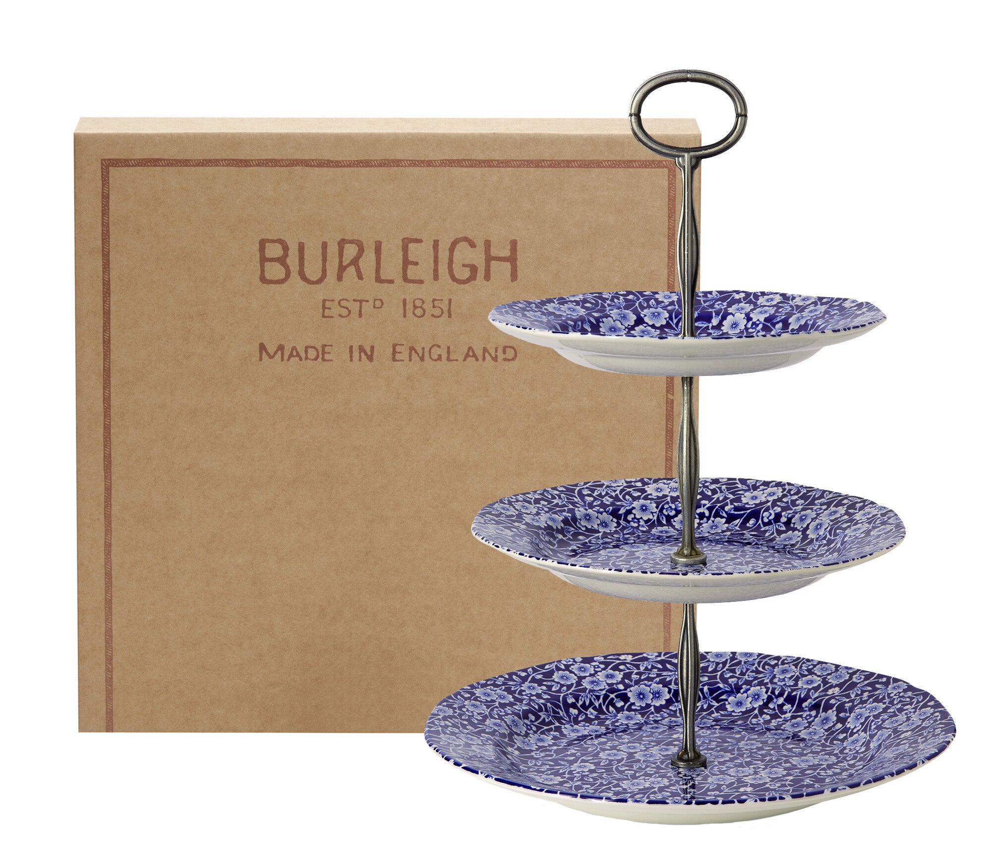 Blue Calico Dinnerware – Plates, Teapots & More | Burleigh Pottery
