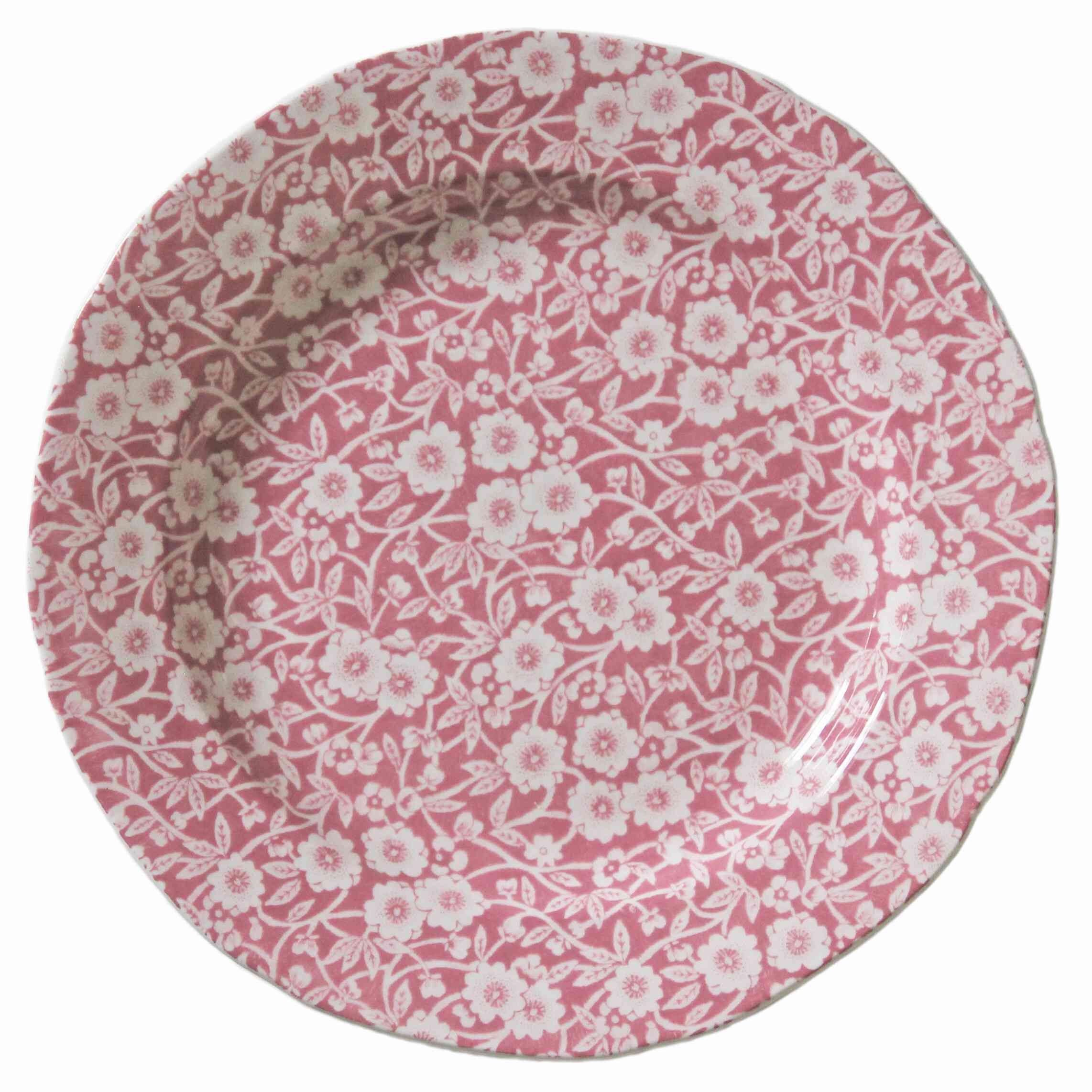 Pink Calico Plate 21.5cm/8.5