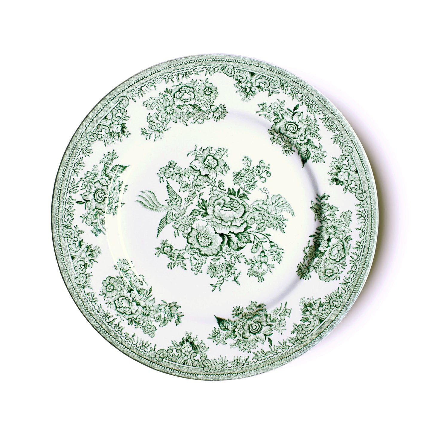 Green Asiatic Pheasants 17.5cm Plate Seconds