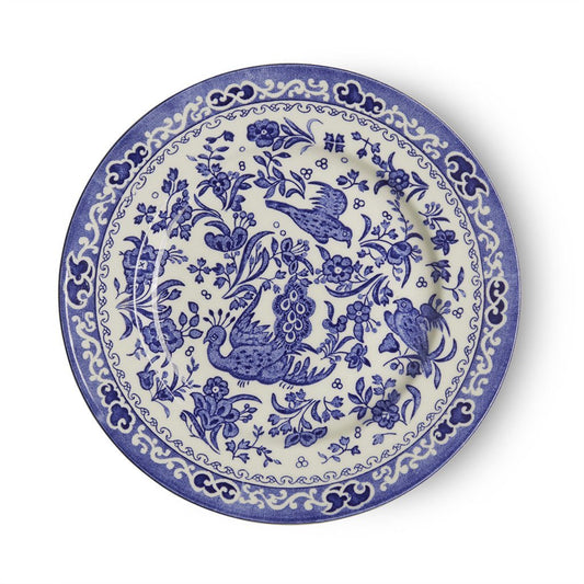 Plate - Blue Regal Peacock Plate 17.5cm/7" Seconds