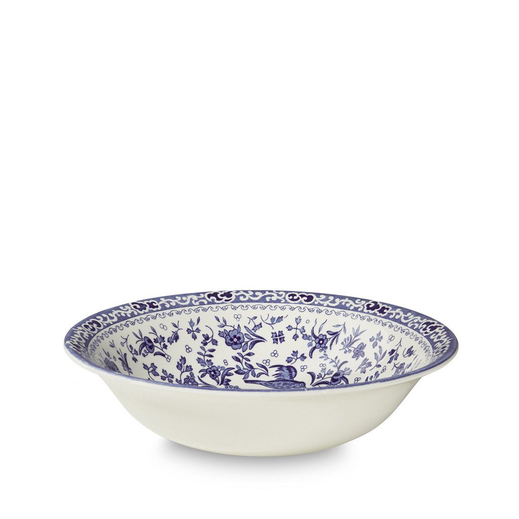 Pudding/Soup Bowl - Blue Regal Peacock Pudding / Soup Bowl 20.5cm/8" Seconds