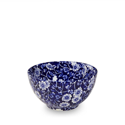 Sugar Bowl - Blue Calico Sugar Bowl 9.5cm/4" Seconds