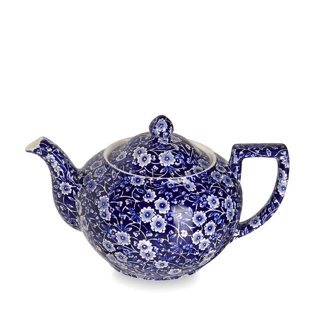 Teapot - Blue Calico Large Teapot 7 Cups 800ml/1.5pt Seconds